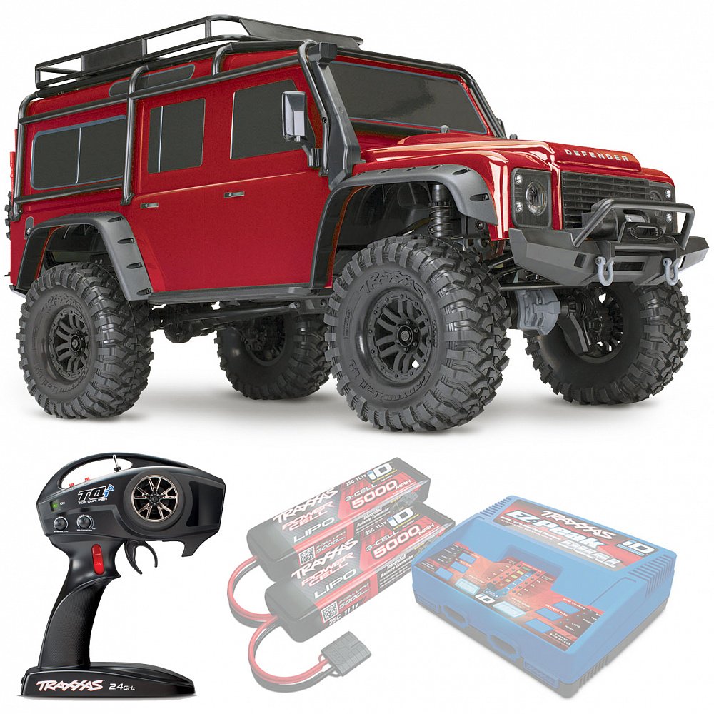     Traxxas TRX-4 Land Rover Defender 1:10 4WD RTR (82056-4-RED)