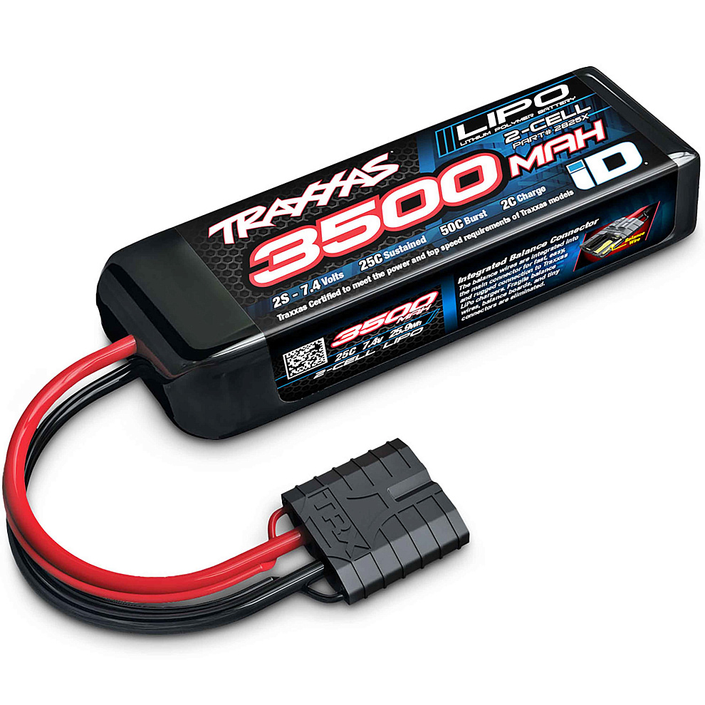 2825X Traxxas LiPO 7,4� 3500��� 2S 25C 110�35�22�� Traxxas iD ����������