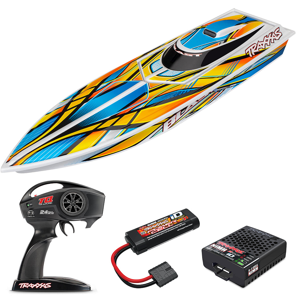 BLAST Traxxas 1:10 RTR ����� �� ����� (38104-8-ORNG)
