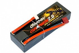 ����������� Dinogy LiPO 11,1� 3700��� 3S 70C 138�25�46�� 285� T-Plug (DLC-3S3700XTF-T)