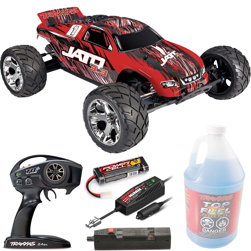 JATO 3.3 Traxxas Nitro TSM 1:10 2WD RTR ������� �� ����� (55077-3-REDX)
