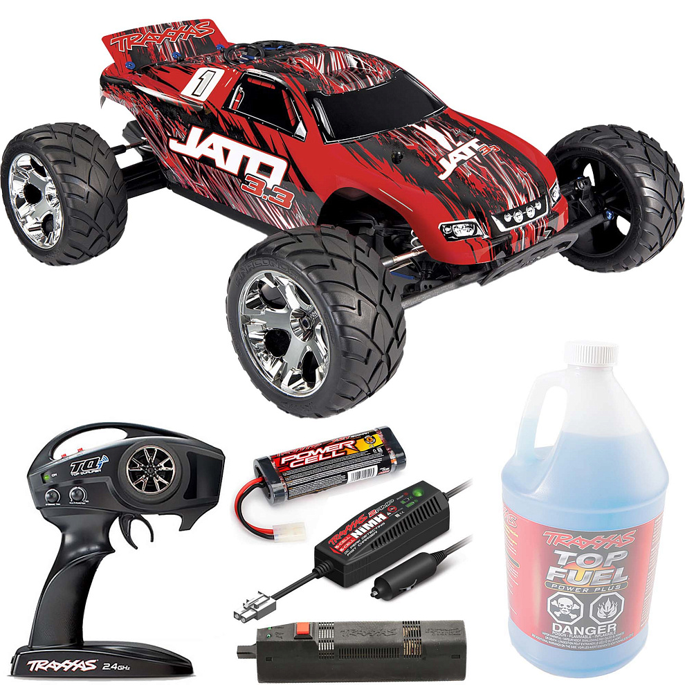 JATO 3.3 Traxxas Nitro TSM 1:10 2WD RTR ������� �� ����� (55077-3-REDX)