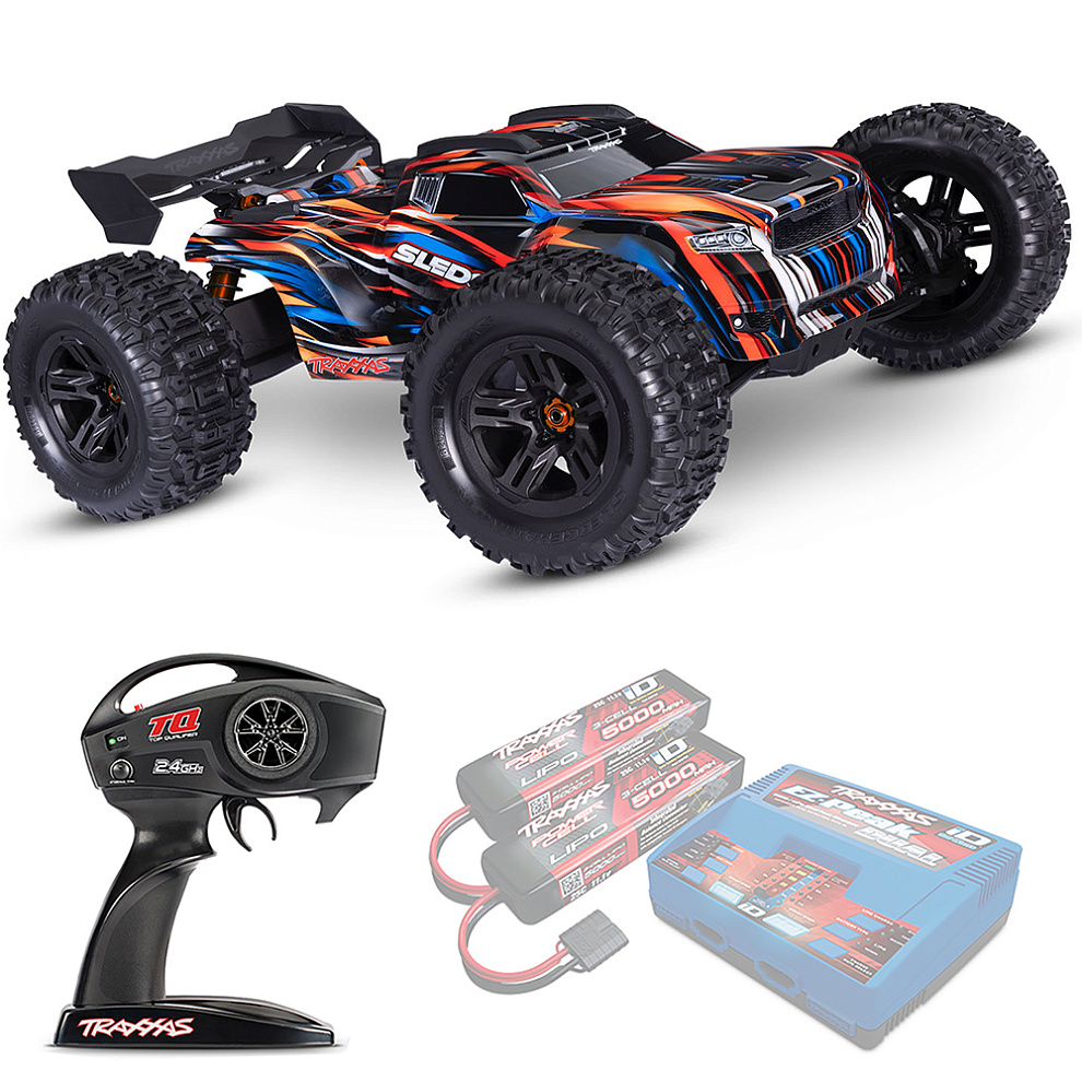 SLEDGE Traxxas Belted VXL TSM 1:8 4WD RTR ������� �� ����� (95096-4-ORNG)