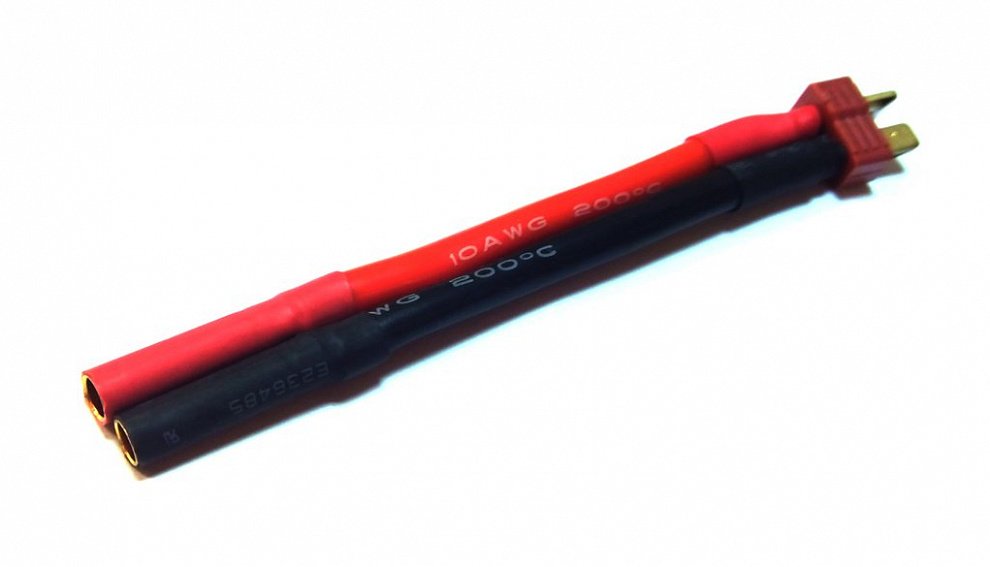 ���������� AGA POWER T-Plug Male -> Bullet 4.0mm Female ��� �����������