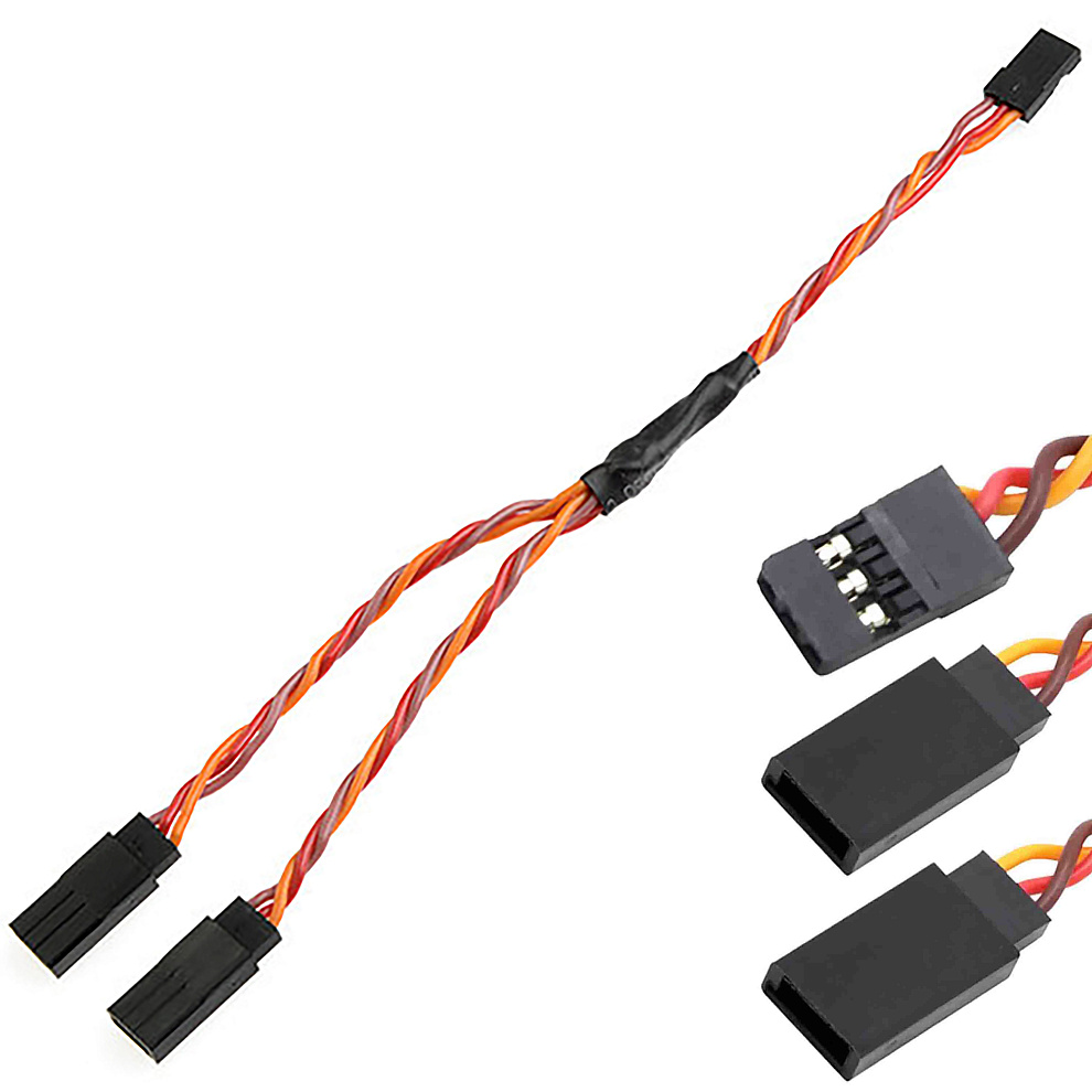 ������������ ����� Y JR 22AWG ����� 15 �� (22AWG-Servo-JR-Y-MMF-15CM)