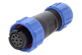 Конектор WEIPU SP1310/S9 9pin мама IP68