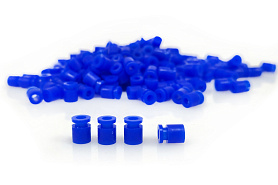 Демпфери M3x8мм гумові для електроніки 1000 шт (синій)