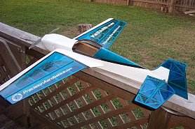 Самолёт р/у Precision Aerobatics Katana Mini 1020мм KIT (синий)