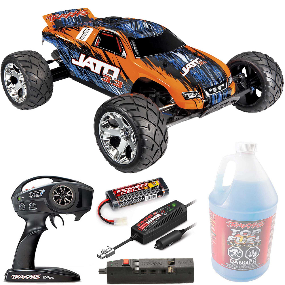 JATO 3.3 Traxxas Nitro TSM 1:10 2WD RTR ������� �� ����� (55077-3-ORNG)