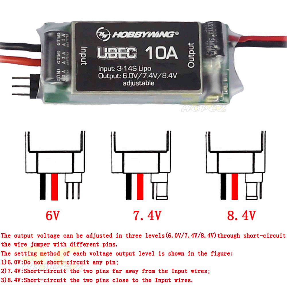 UBEC 10A HV 3-14S HOBBYWING 30608000 (4)